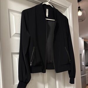 Women's Black Bomber Jacket